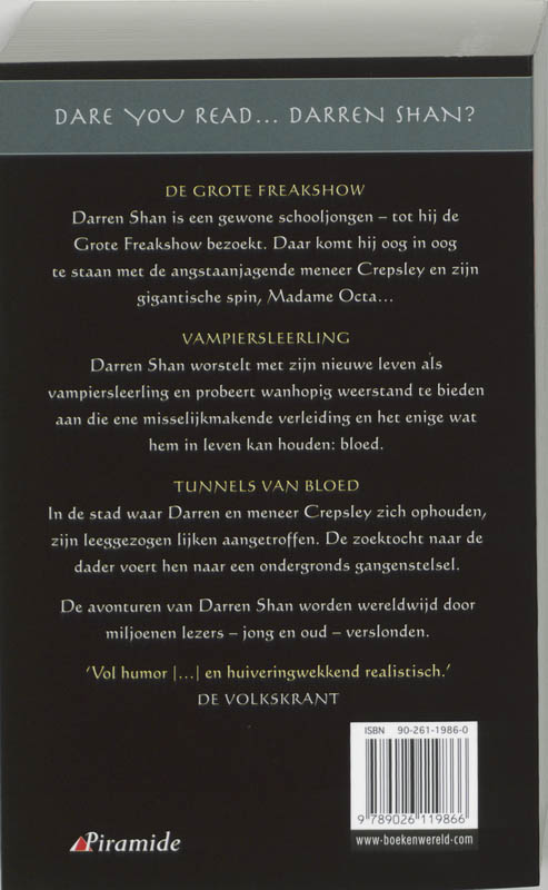 Freakshow Trilogie achterkant