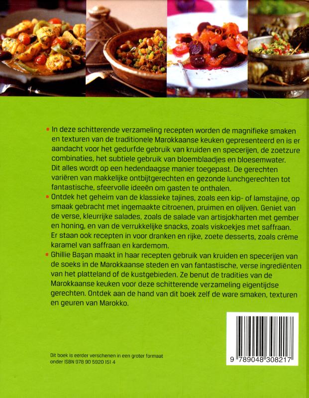 De Marokkaanse keuken achterkant