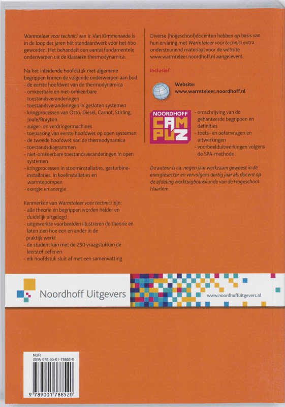 Warmteleer voor technici achterkant