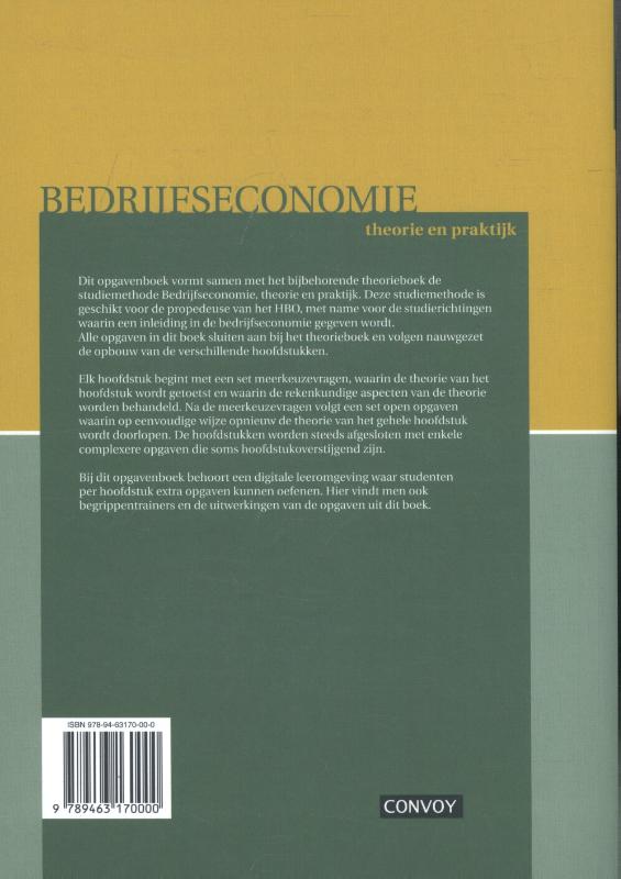 Bedrijfseconomie achterkant