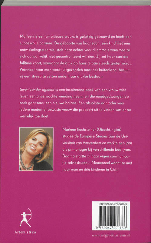 Leven zonder agenda achterkant