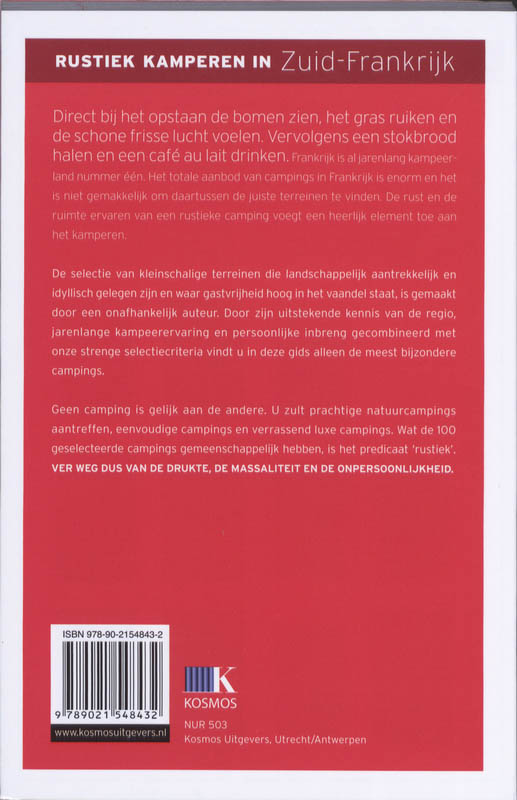 Zuid-Frankrijk / Rustiek kamperen achterkant