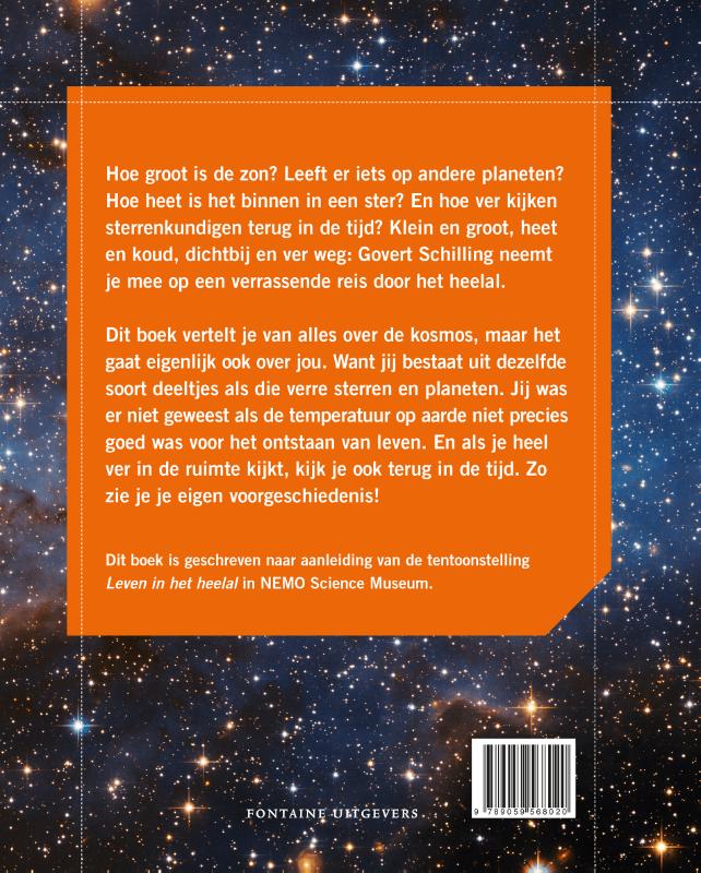 De kosmos en ik achterkant