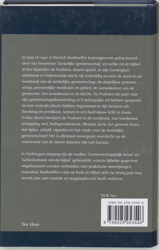 Verborgen Omgang achterkant