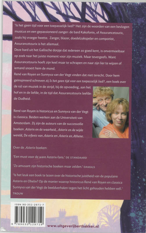 Is Het Geen Tijd Voor Een Toepasselijk Lied achterkant