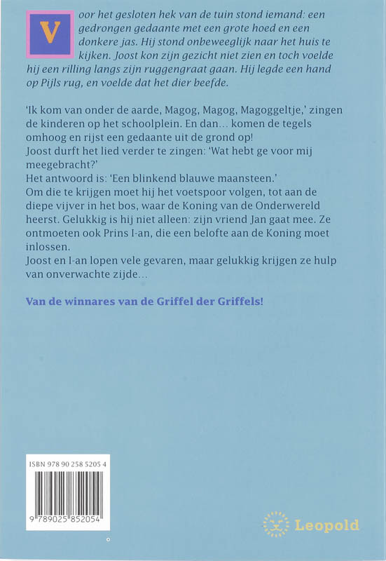 Blauwe Maansteen achterkant