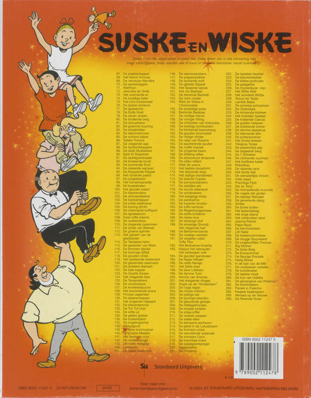 Twee toffe totems / Suske en Wiske / 108 achterkant