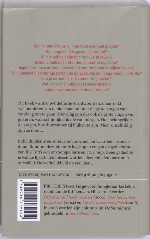 Wie gaat er dan de wereld redden? achterkant