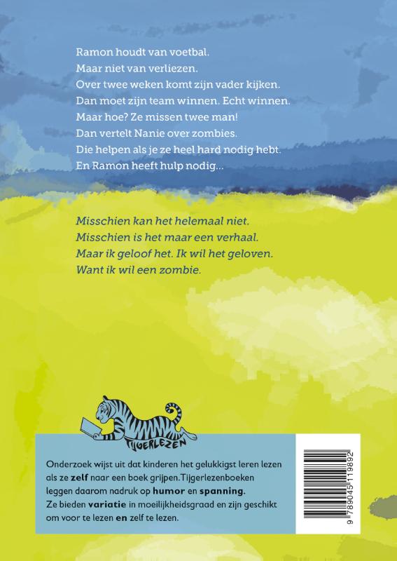 Wie is er bang voor de voetbalzombies? / Tijgerlezen achterkant