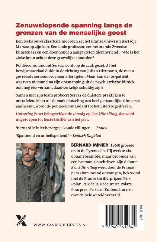 Huivering / Martin Servaz / 2 achterkant