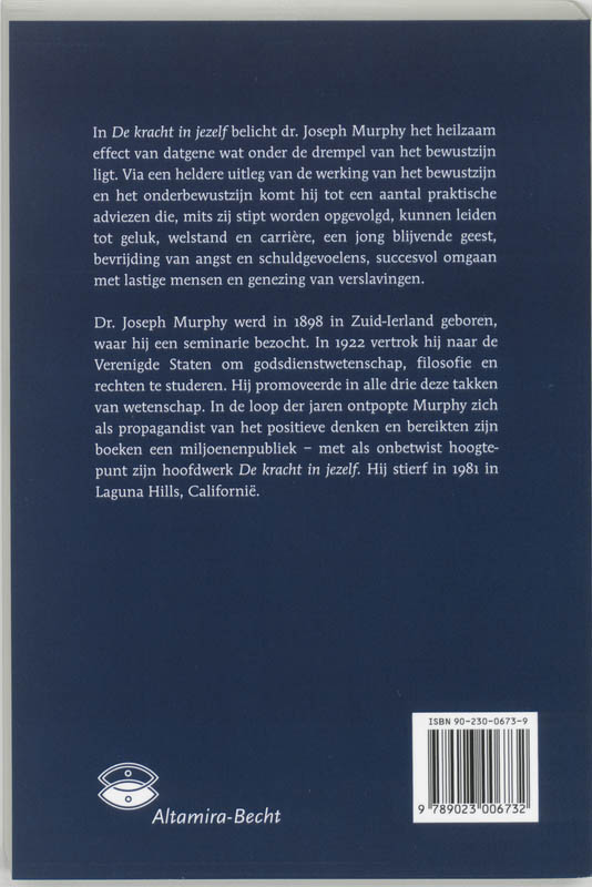 De kracht in jezelf achterkant