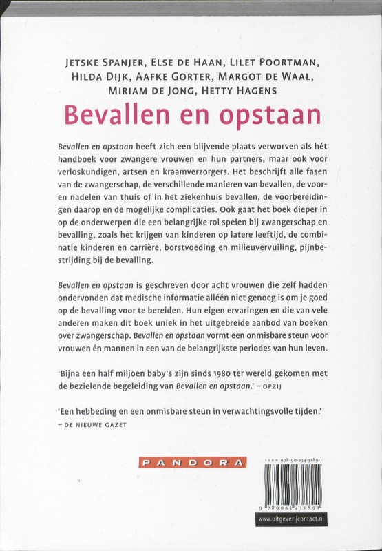 Bevallen En Opstaan achterkant