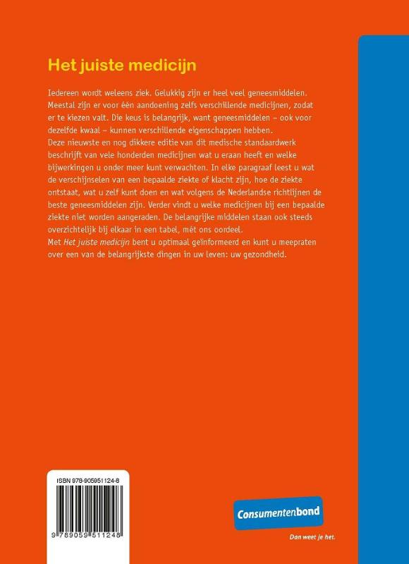 Het juiste medicijn achterkant