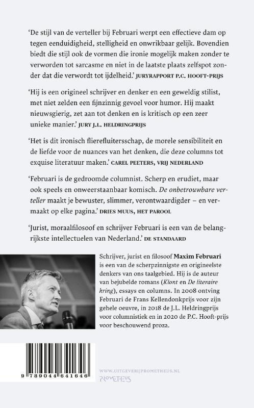 De onbetrouwbare verteller achterkant