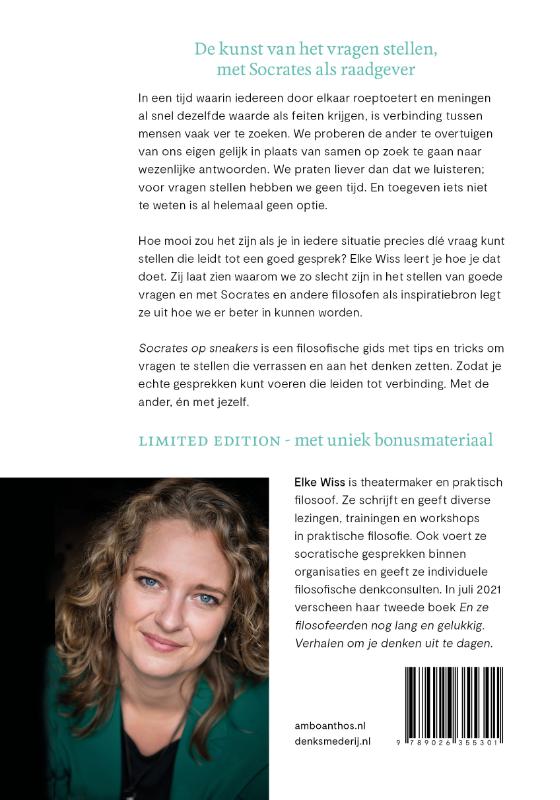 Socrates op sneakers - cadeau-editie achterkant