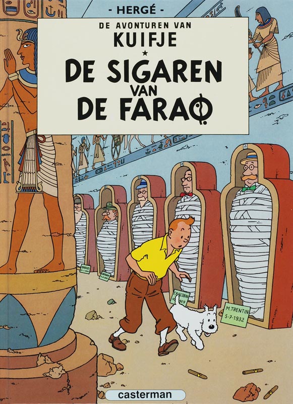 De sigaren van de farao Kuifje a5 formaat / De avonturen van Kuifje