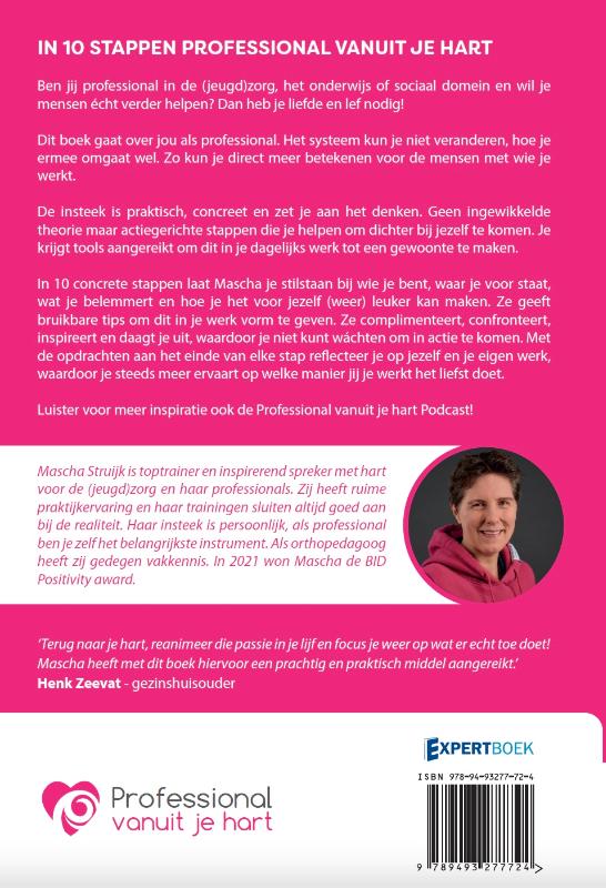 In 10 stappen professional vanuit je hart / In 10 stappen achterkant