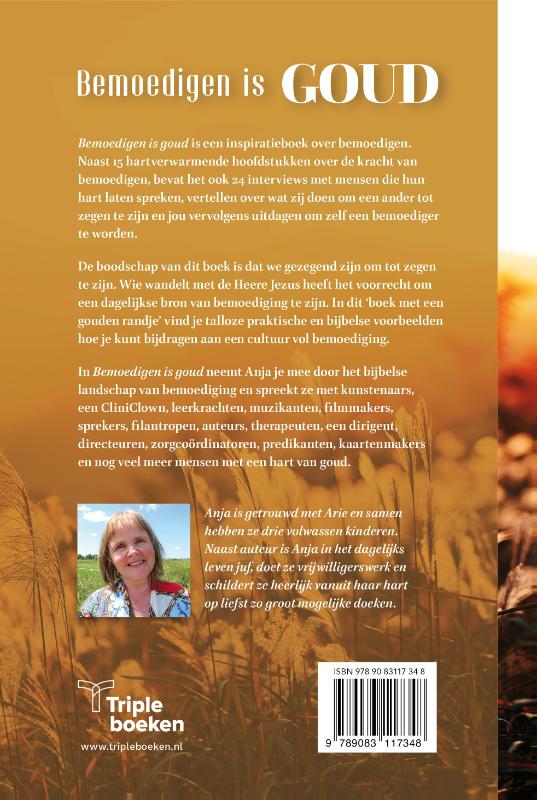 Bemoedigen is Goud achterkant