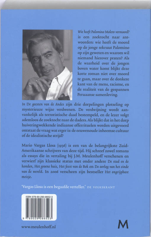 Wie heeft Palomino Molero vermoord & De geesten van de Andes achterkant