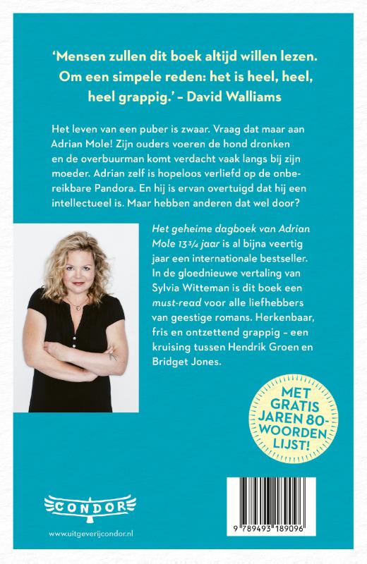 Het geheime dagboek van Adrian Mole 13 3/4 jaar / Adrian Mole achterkant