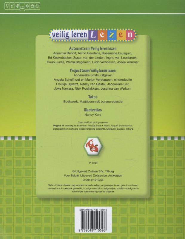 Veilig leren lezen Kern 4 achterkant