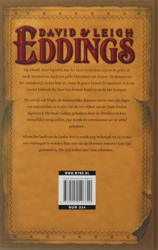 De Dromers De Jonge Goden Boek 4 achterkant