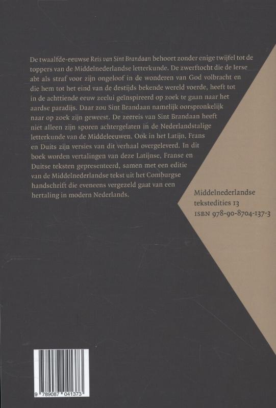 De reis van Sint Brandaan / Middelnederlandse tekstedities / 11 achterkant