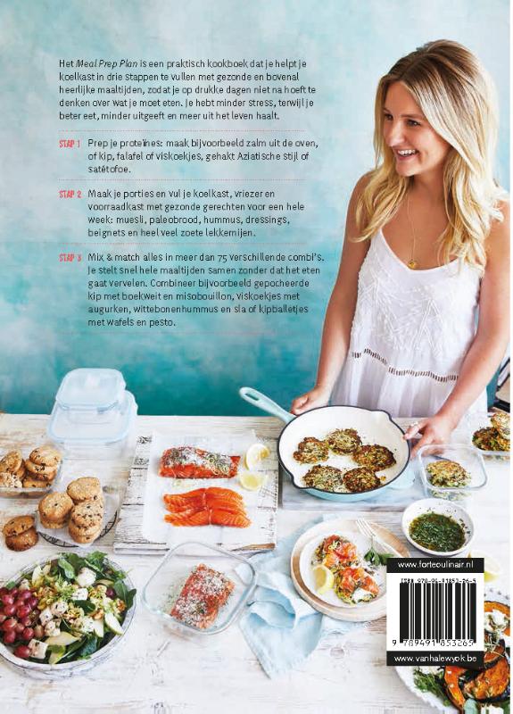 Meal prep plan achterkant