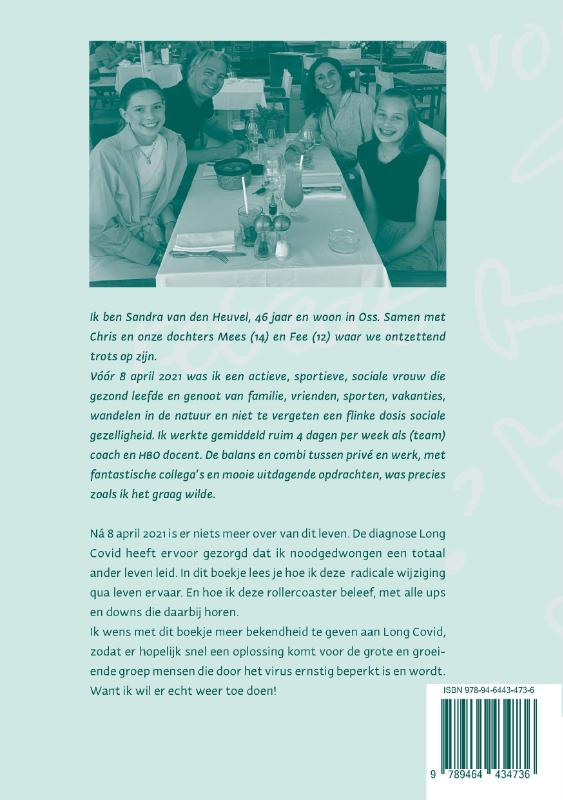 Long Covid? Hoe ik dat beleef. achterkant