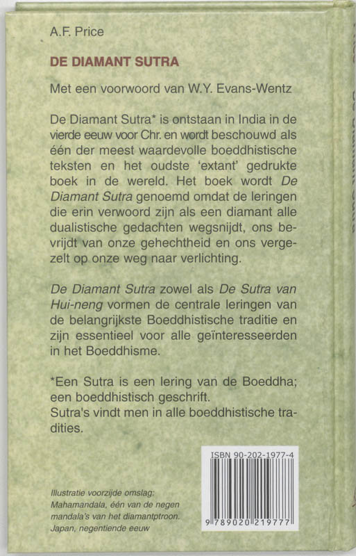 De Diamant Sutra / Orient-serie achterkant