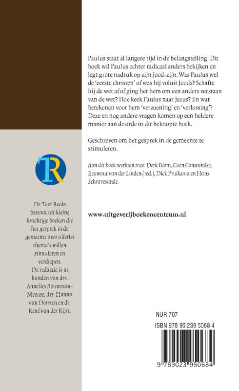 Een Jood, geraakt door Jezus achterkant