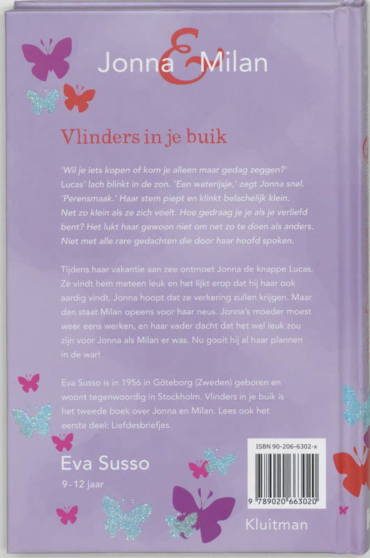 Vlinders in je buik / Jonna en Milan achterkant