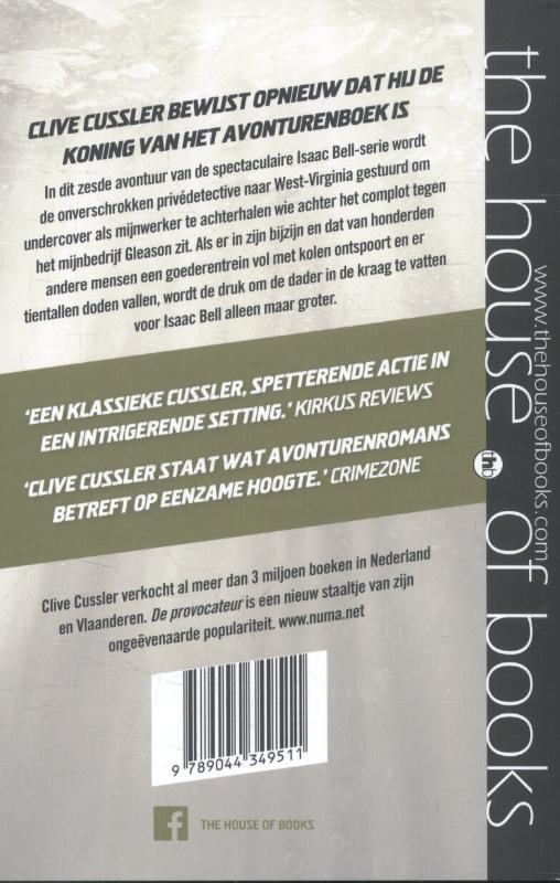 De provocateur / Isaac Bell-avonturen achterkant