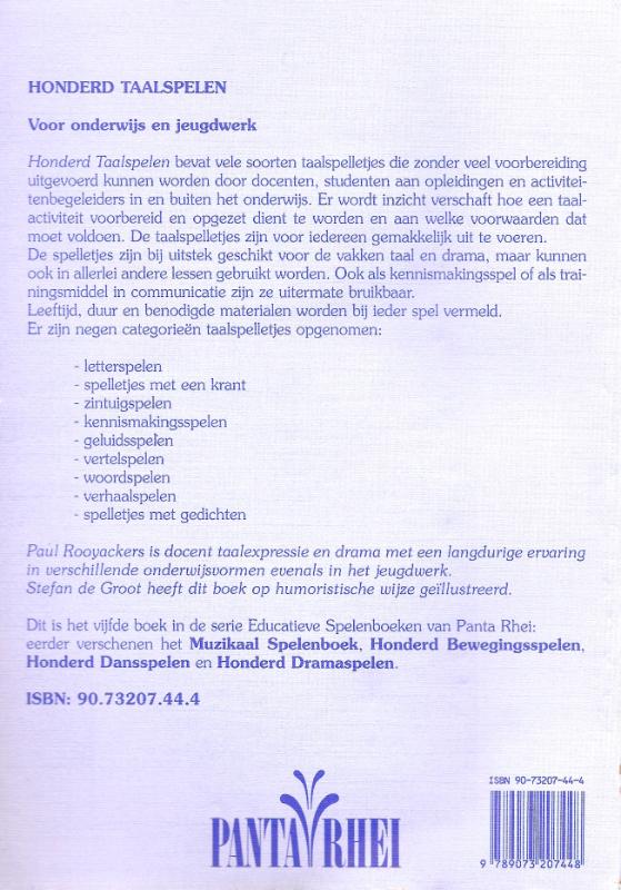Honderd taalspelen / Educatieve spelenboeken / 50 achterkant