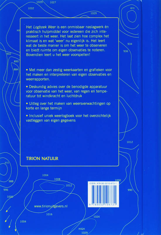 Logboek Weer achterkant