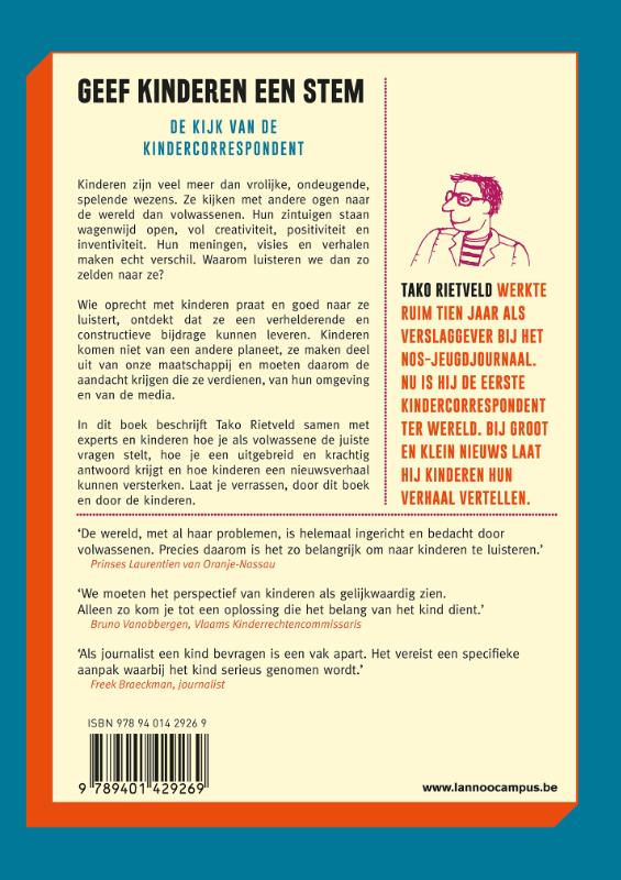 Kinderen hebben nieuws achterkant