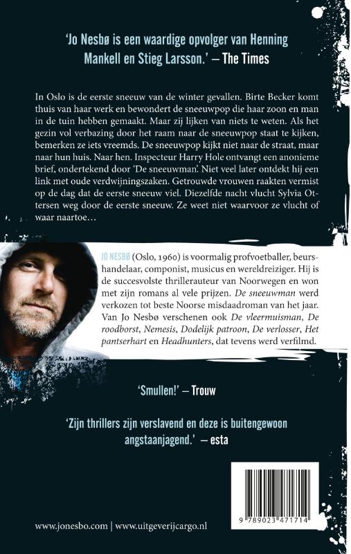 De sneeuwman / Harry Hole / 7 achterkant