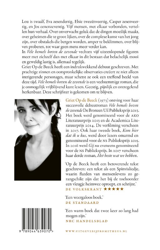 Vele hemels boven de zevende achterkant