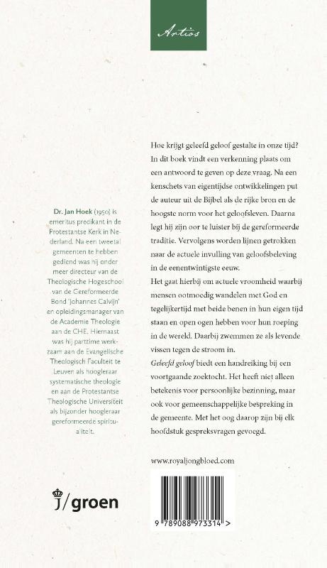 Geleefd geloof achterkant