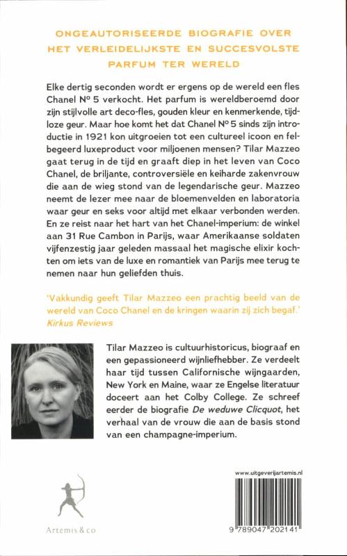 Het geheim van Chanel no 5 achterkant