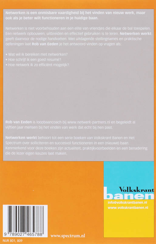 Netwerken Werkt achterkant