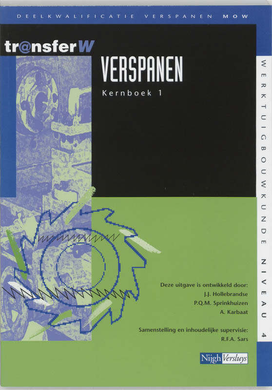 TransferW  - Verspanen 1 Kernboek