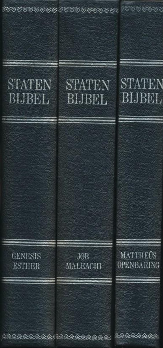 Statenbijbel set 3 delen