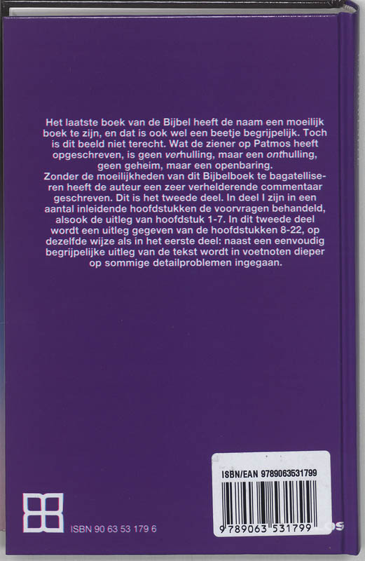 De openbaring van Jezus Christus / 2 / Telos / 228 achterkant