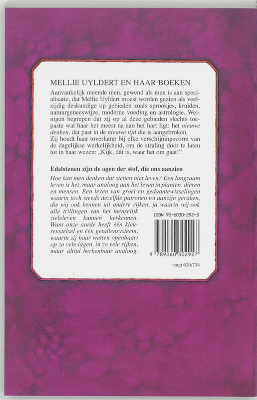 Verborgen krachten der edelstenen achterkant