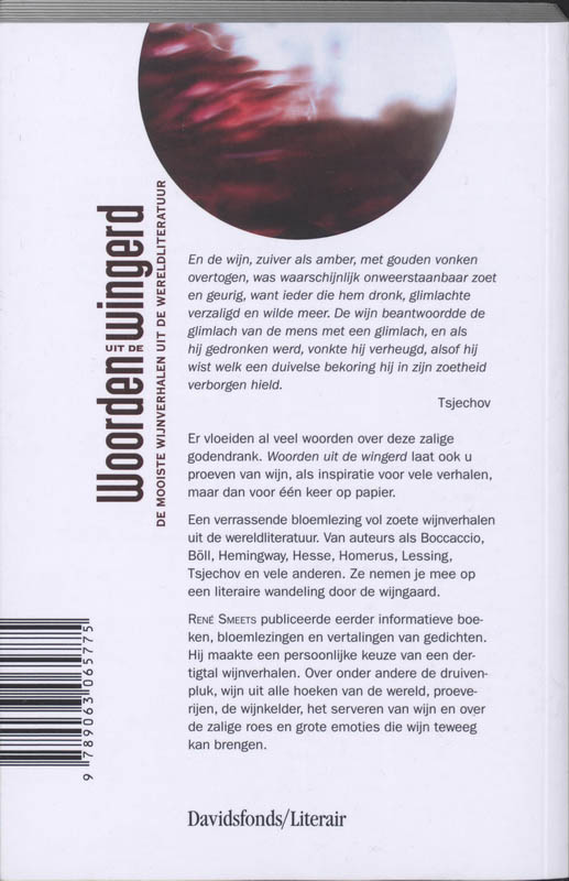 Woorden uit de wingerd achterkant