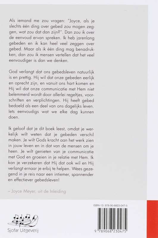 De Kracht Van Een Eenvoudig Gebed achterkant