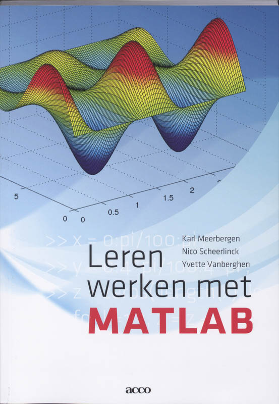 Leren werken met MATLAB