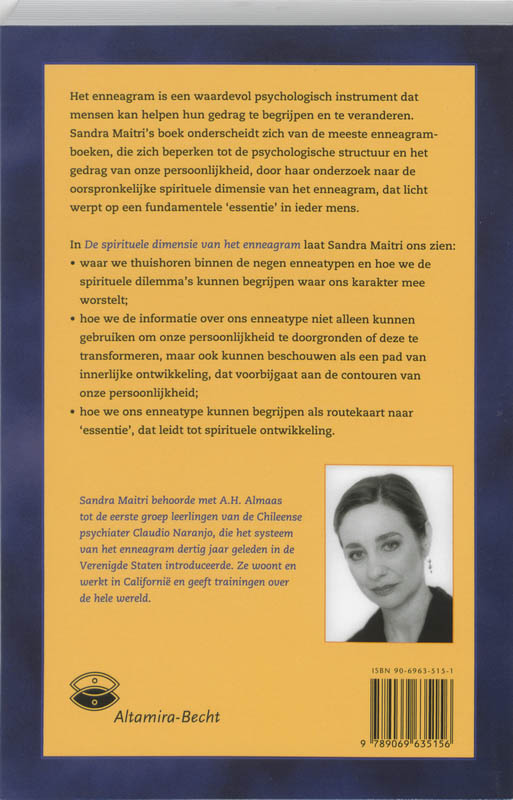 De spirituele dimensie van het enneagram achterkant