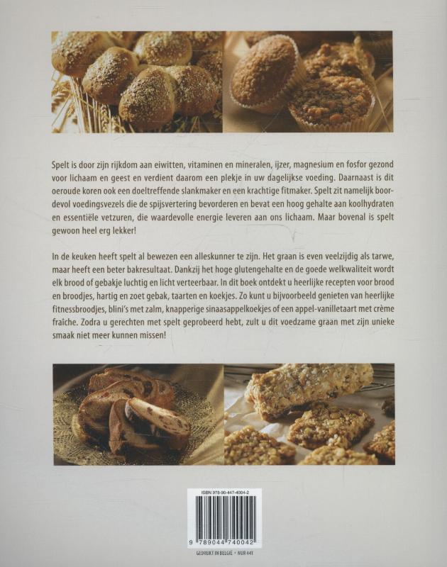 Bakken met spelt achterkant